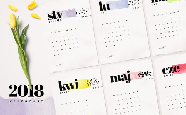Kalendarz 2018 do druku